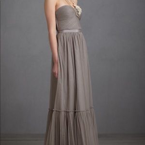 BHLDN “Va Et Vien” Niceties Dress in French Grey